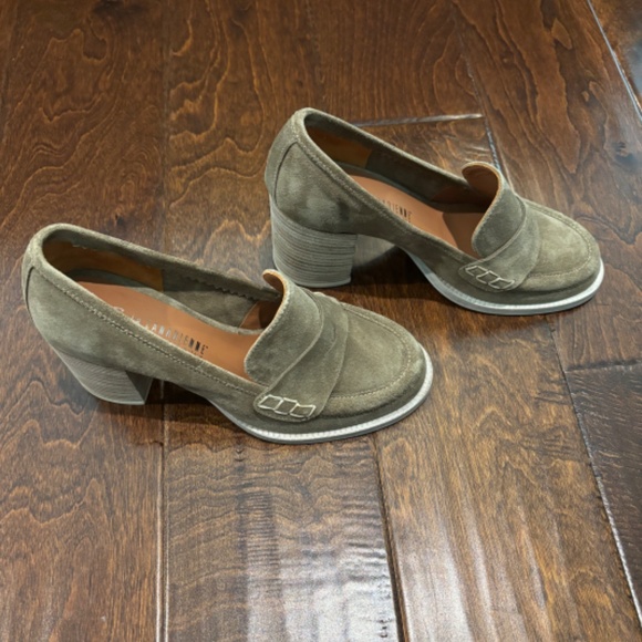 La Canadienne Audrina Suede heel Loafer MADE IN ITALY - Picture 3 of 7